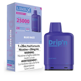 LEVEL X G2 BLUE RAZZ BOOST PODS – 25,000 PUFFS, 2x FLAVOUR BOOST